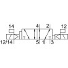 Распределитель электромагнитный 5/2 Festo VSVA-B-D52-ZD-D1-1R5L