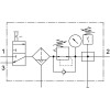 Блок подготовки воздуха Festo MSB6-1/2:C3:J1:F12-WP 8025357