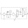 Блок подготовки воздуха Festo FRC-1/2-D-MAXI-KE 186059