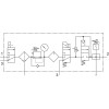 Блок подготовки воздуха Festo MSB4N-1/4:J4D1A1-WP 541441