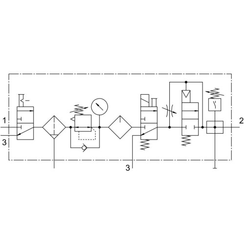 Блок подготовки воздуха Festo MSB4N-1/4:J4D1A1-WP 541441