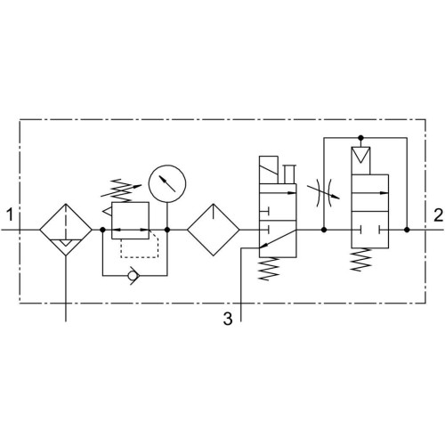 Блок подготовки воздуха Festo MSB6N-1/2:J4M1D7A1-WP 550514