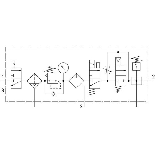 Блок подготовки воздуха Festo MSB4N-1/4:C3J3D7A1F3-WP 550487