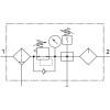 Блок подготовки воздуха Festo FRC-1/2-D-DI-MAXI-KB 192469
