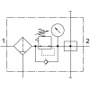Блок подготовки воздуха Festo LFR-1/2-D-DI-MAXI-KA 192440