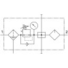 Блок подготовки воздуха Festo FRC-1/2-D-MAXI-KA-A 186054