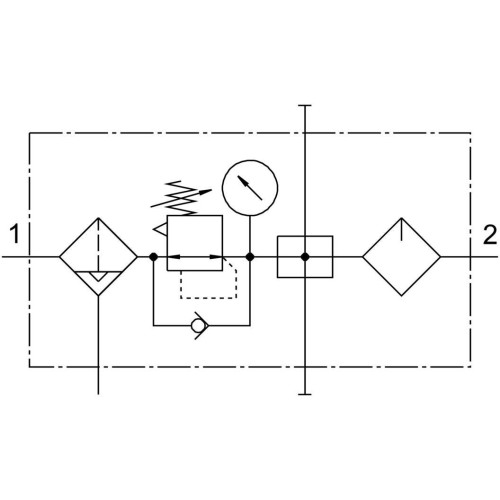 Блок подготовки воздуха Festo FRC-1/2-D-MAXI-KA-A 186054