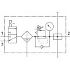 Блок подготовки воздуха Festo LFR-1/2-D-DI-MAXI-KB-A 192455