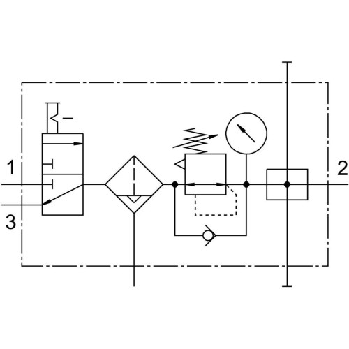 Блок подготовки воздуха Festo LFR-1/2-D-DI-MAXI-KB-A 192455