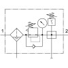 Блок подготовки воздуха Festo LFR-1/2-D-DI-MAXI-KE-A 192458