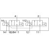 Распределитель электромагнитный 2/2 Н.З. Festo CPV10-M1H-2X2-GLS-K-M7