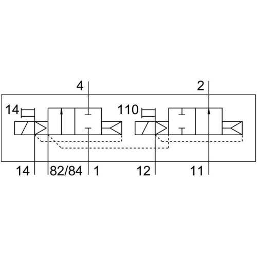 Распределитель электромагнитный 2/2 Н.О. или Н.З. Festo CPV10-M1H-2OLS-2GLS-K-M7