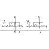 Базовый распределитель 2х3/2 Н.О. Festo VSVA-B-T32U-A-A1-P1