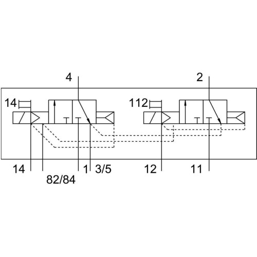 Распределитель электромагнитный 2х3/2 Н.З. Festo CPV10-M1H-2X3-GLS-M7-B-EX