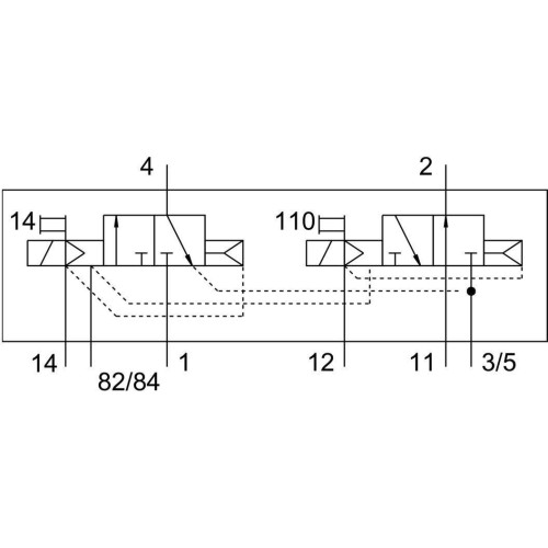 Распределитель электромагнитный 3/2 Н.О. или Н.З. Festo CPV14-M1H-3OLS-3GLS-K-1/8