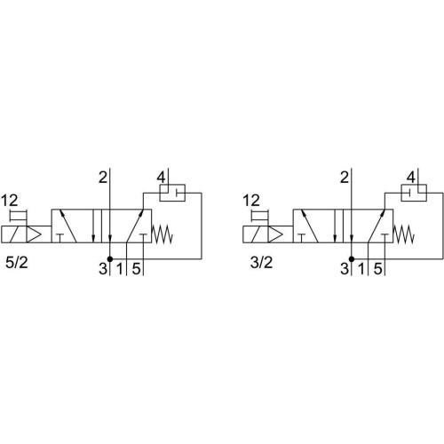 Распределитель электромагнитный 5/2 Festo VSNC-FC-M52-MD-G14-F8