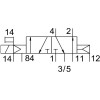 Распределитель электромагнитный 5/2 Festo CPV10-M1H-5LS-M7-B-EX