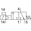 Распределитель электромагнитный 3/2 Н.З. Festo VUVB-ST12-M32C-MZH-QX-1T1