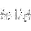 Распределитель электромагнитный 5/2 Festo CPVSC1-M1H-J-P-M5