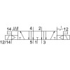 Распределитель электромагнитный 5/3 Festo VSVA-B-P53ED-ZTR-A2-1T1L