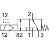 Распределитель электромагнитный 3/2 Н.З. Festo MFH-3-1/4-S
