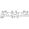 Распределитель электромагнитный 5/3 Festo VSVA-B-P53U-ZH-D2-1T1L