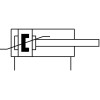 Пневмоцилиндр Festo DSBF-C-80-PPSA-N3-R двуст. действия, ISO 15552