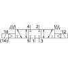 Распределитель электромагнитный 5/3 Н.З. Festo VSVA-B-P53C-Z-A2-1T1L