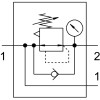 Регулятор давления Festo MS4N-LRB-1/4-D6-AS-BI 531788
