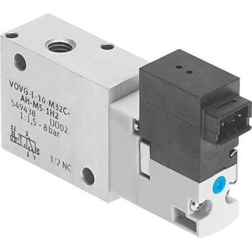 Распределитель электромагнитный 3/2 Н.О. Festo VOVG-S12-M32U-AH-M5-1H2