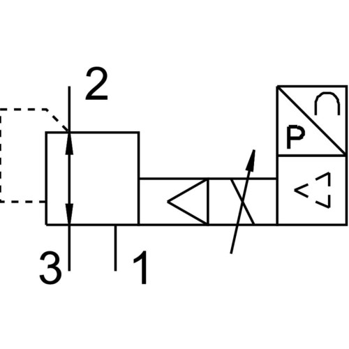 Пропорциональный регулятор давления Festo MPPE-3-1/4- -B 164331
