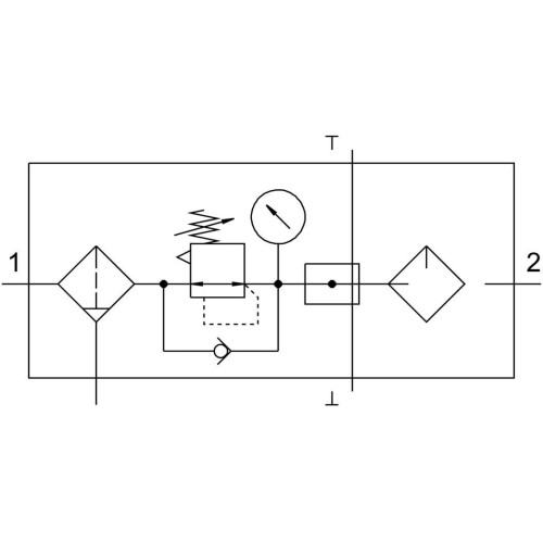Блок подготовки воздуха Festo FRC-1/4-DB-7-MINI-KA-MPA 3339282