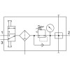 Блок подготовки воздуха Festo LFR-1/4-DB-7-MINI-KB 8002798