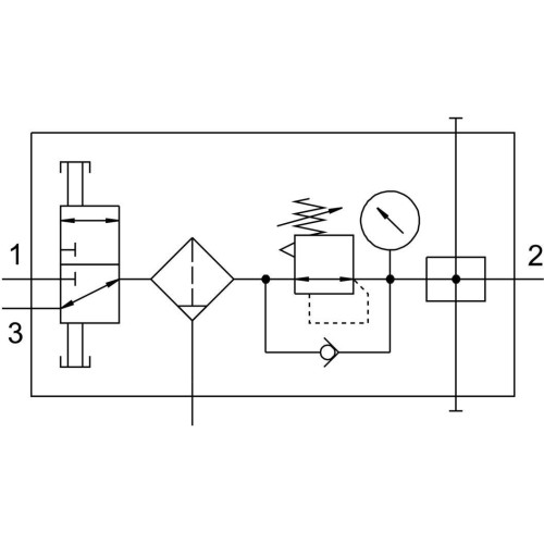 Блок подготовки воздуха Festo LFR-1/4-DB-7-MINI-KB 8002798