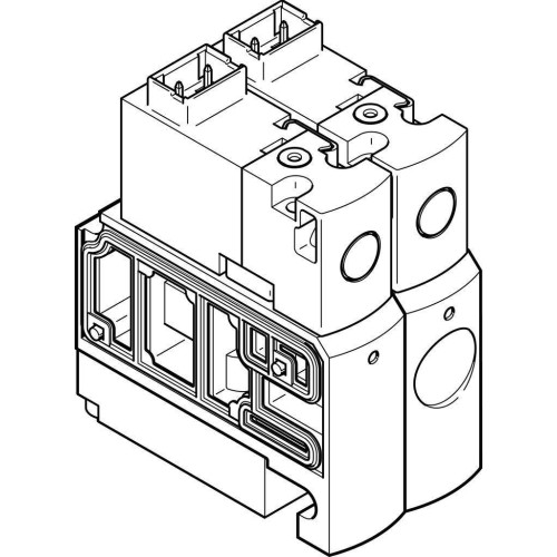 Распределитель электромагнитный 5/2 Festo CPVSC1-M5H-J-T-M5