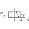 Пневмораспределитель 3/2 Н.З. Festo VUWS-L25-M32C-E-G14