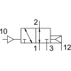 Пневмораспределитель 3/2 Н.О. Festo VUWS-L20-M32U-E-G18