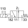 Распределитель электромагнитный 3/2 Н.О. Festo MOFH-3-1/8
