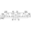 Распределитель электромагнитный 5/3 Festo VSVA-B-P53U-Z-D2-1T1L