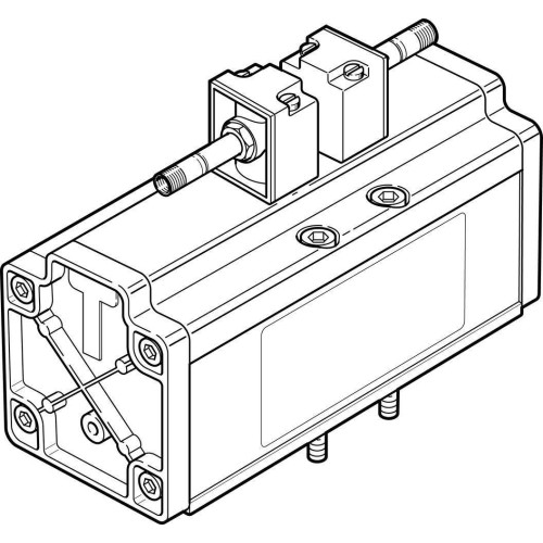 Распределитель электромагнитный 5/3 Н.З. Festo MDH-5/3G-3/4-D-4