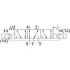 Распределитель электромагнитный 5/3 Festo VSVA-B-P53AD-Z-A1-1T1L