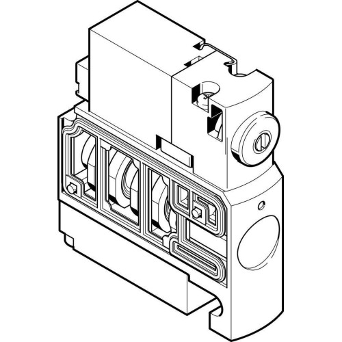 Распределитель электромагнитный 2х3/2 Н.З. Festo CPVSC1-M1H-D-P