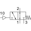 Пневмораспределитель 3/2 Н.О. Festo VUWS-L30-M32U-M-G38