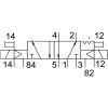 Распределитель электромагнитный 5/2 Festo VUVS-LT20-B52-ZD-G18-F7-1C1