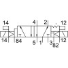 Распределитель электромагнитный 5/2 Festo JMFDH-5-1/8-EX