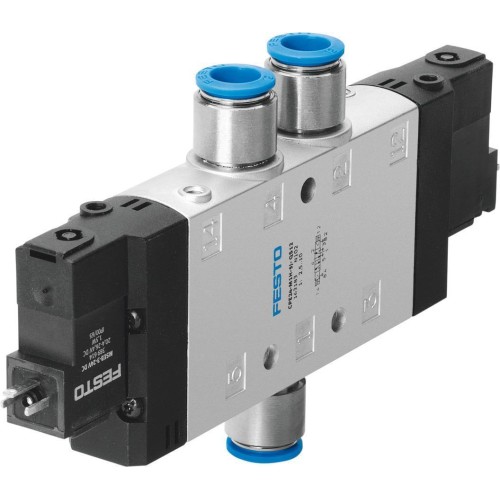 Распределитель электромагнитный 5/2 Festo CPE24-M1H-5J-QS-10