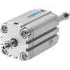 Пневмоцилиндр Festo ADVU-100-A-P-A-S20 двустороннего действия компактный