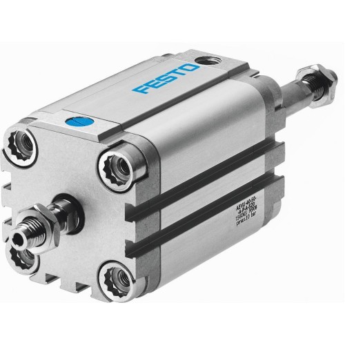 Пневмоцилиндр Festo AEVU-100-A-P-A-S20 одностороннего действия компактный