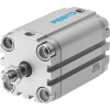 Пневмоцилиндр 63x30 мм Festo ADVU-63-30-A-P-A двустороннего действия компактный