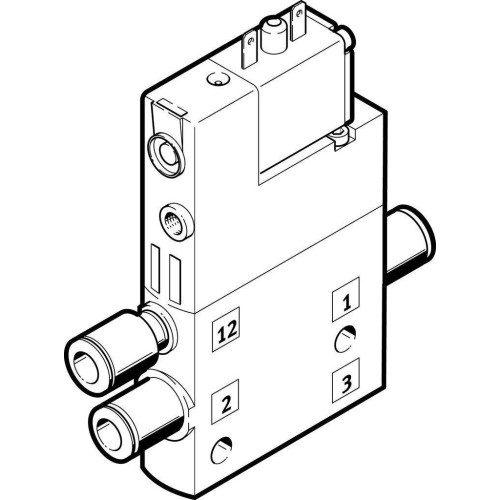 Распределитель электромагнитный 3/2 Н.З. Festo CPE14-M1BH-3GLS-QS-6